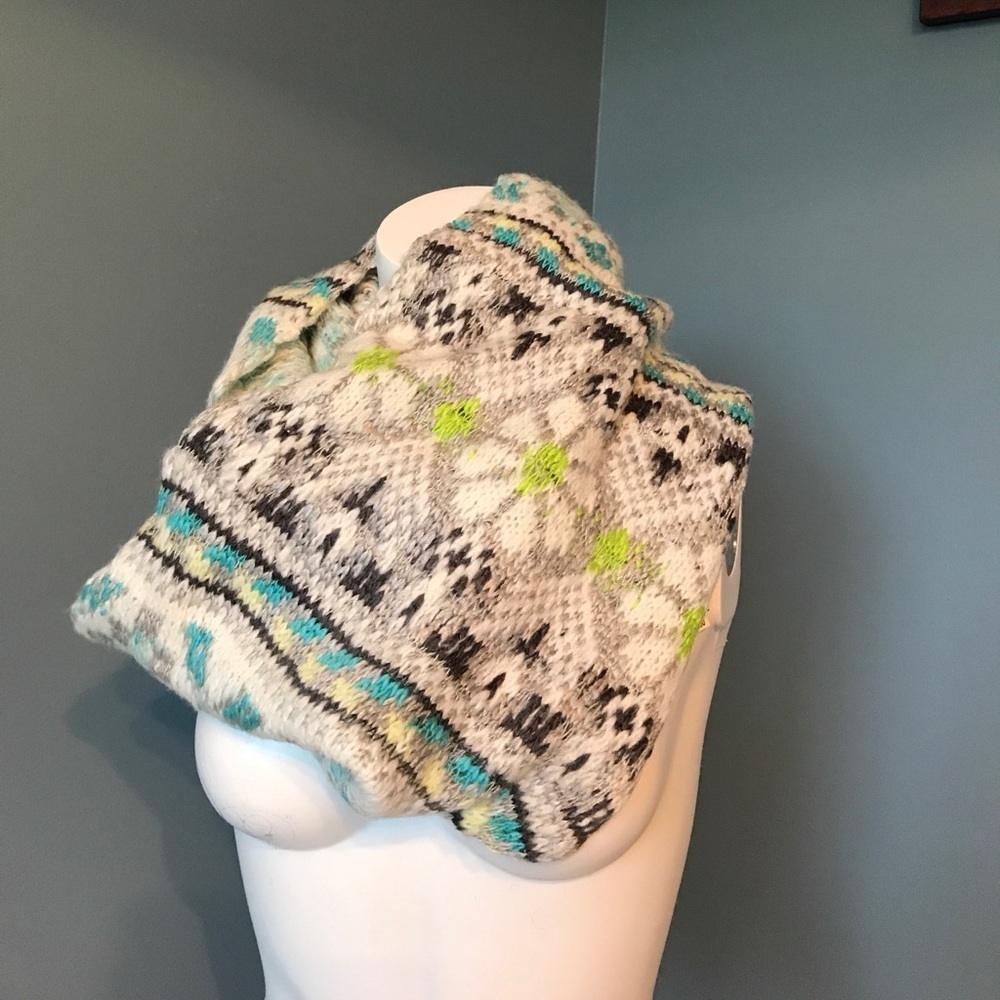 Aeropostale infinity scarf NEW gray green blue